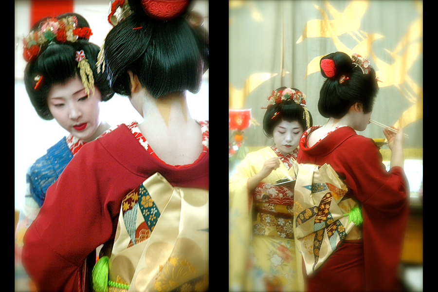 Évelyne Jousset – Geishas ou regard de soie